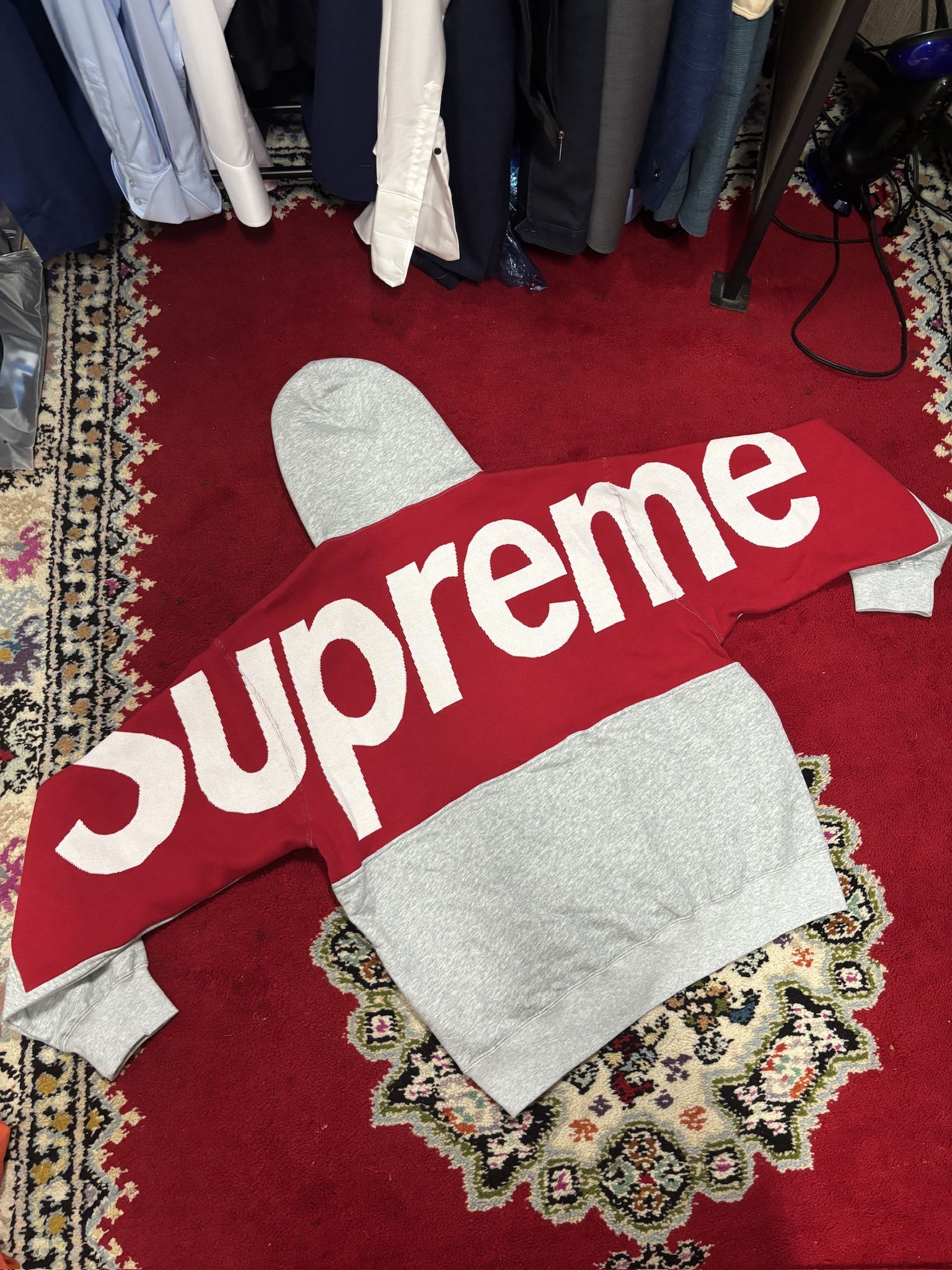 Supreme Jacquard Hoodie