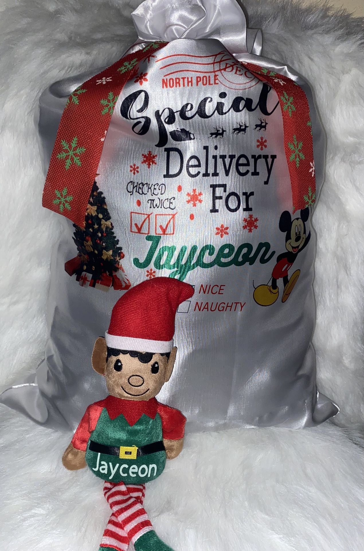 Personalized Santa Sacs