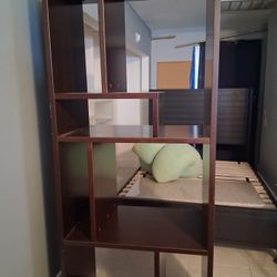 Brown Wall Unit (Mahogony Wood)