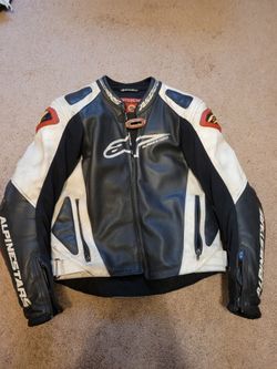 Alpinestars Leather Motorcycle race jacket