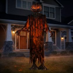12 Ft Lighted Pumpkin King motion activated new in box