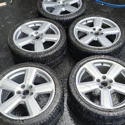18" Audi Wheels with  Snow Tires