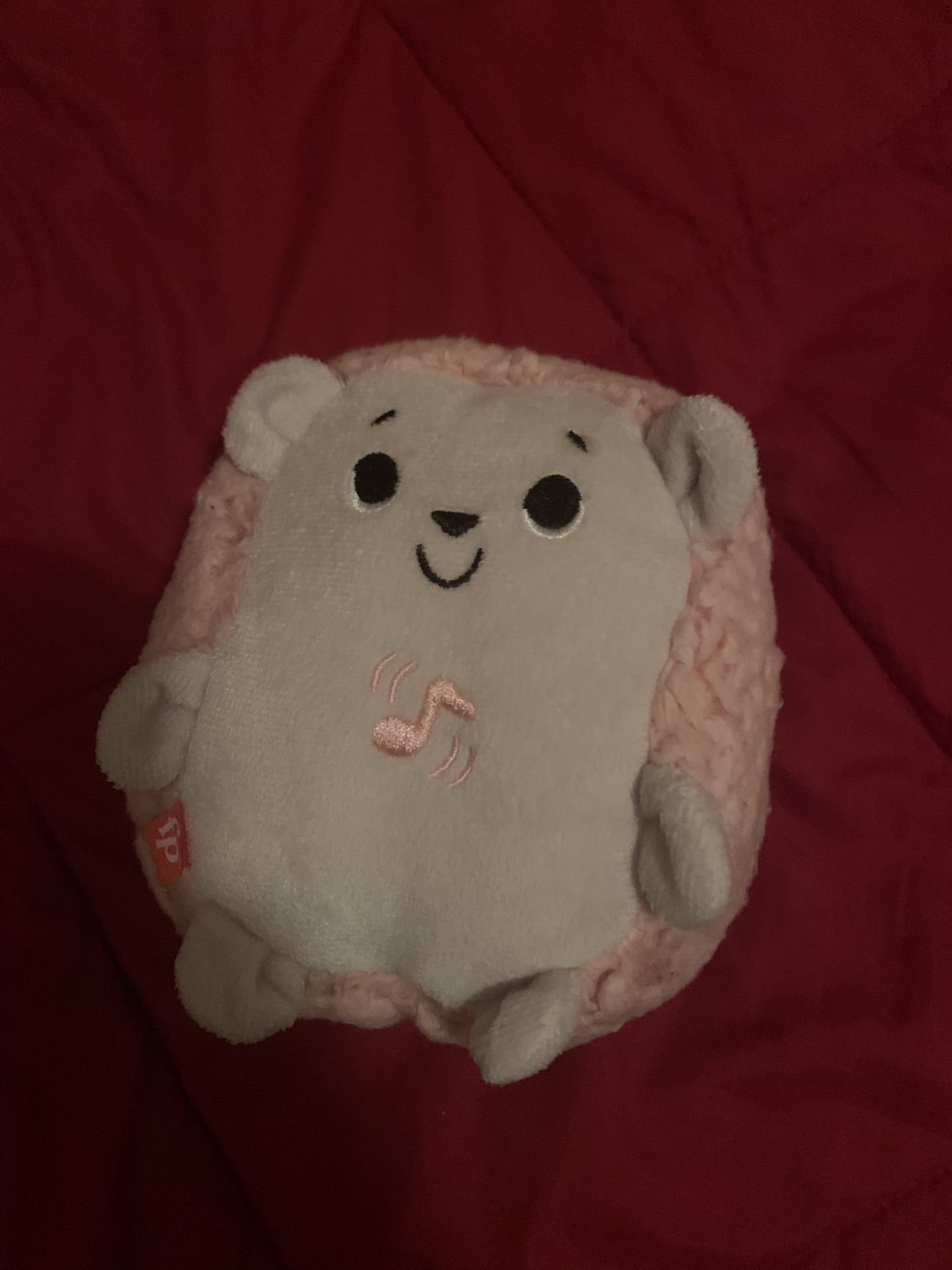 Pink hedgehog plush toy #kawaii