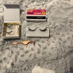 collection of false eyelash products