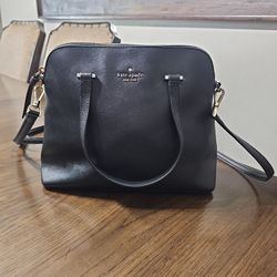 Kate Spade Medium Dome Satchel Crossbody Leather Bag
