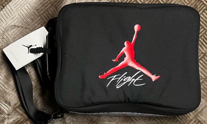Nike Air Jordan Flight Black/Cement/Red Sneaker Carry Bag Size Large 9B0388-KG5