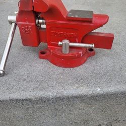 Companion Bench Vise 3-1/2" Jaw Tool Shop Garage Tools