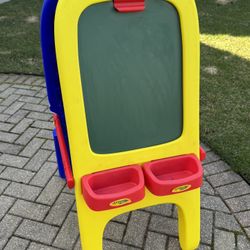 Crayola Art Easel with Chalkboard and White Board