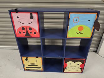 Kids Cube Cubby Organizer Shelf
