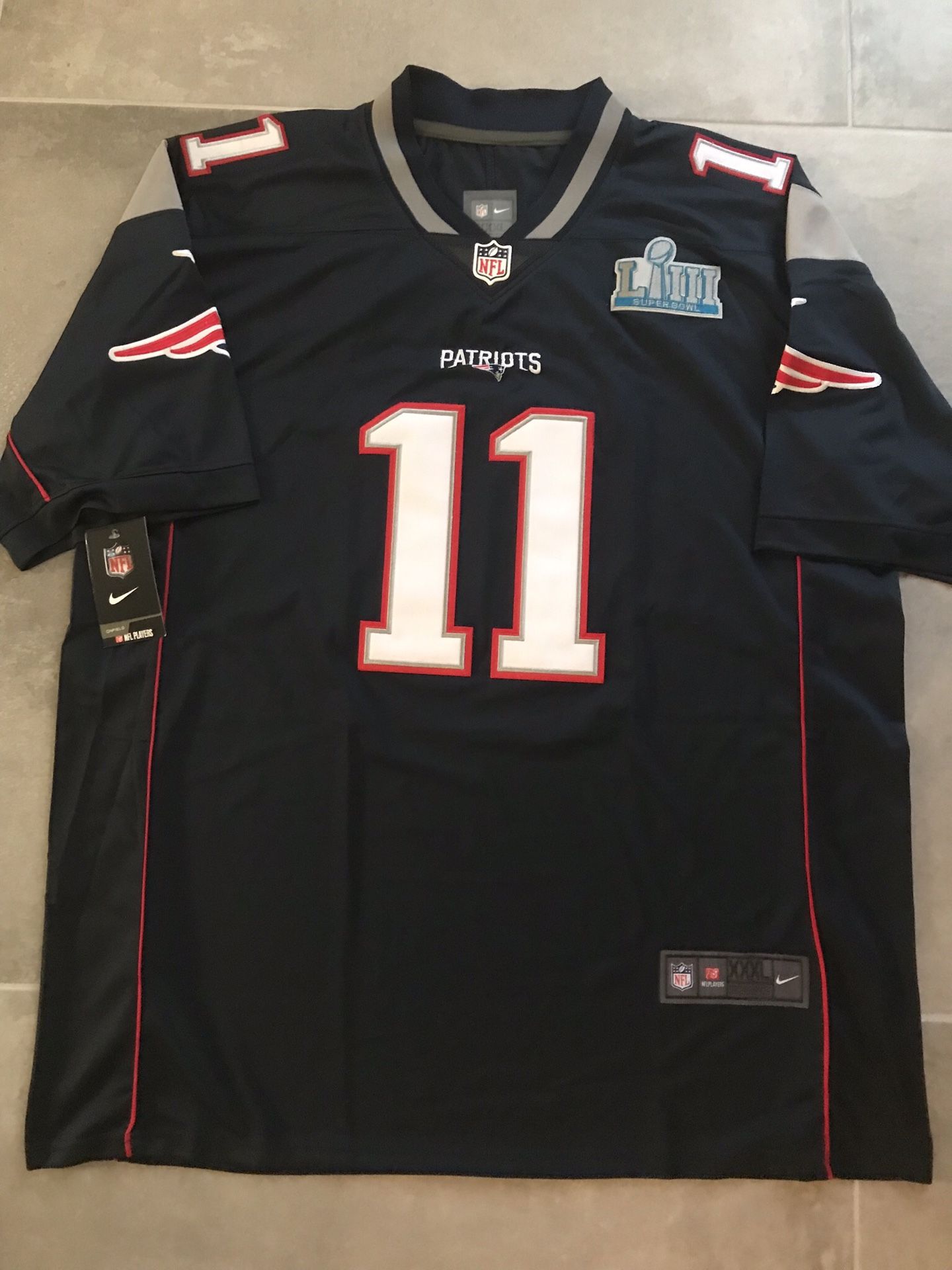 Julian Edelman patriots jersey size 3x