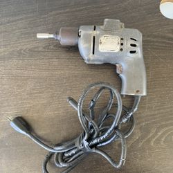 Vintage Black & Decker 1/4" Deluxe Utility Drill