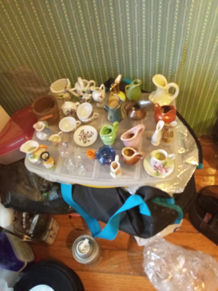 A Vintage And Antique Collection Of Teapota And Kettle Most Stamped Japan Few Mexico Selling As Group 34 Peice