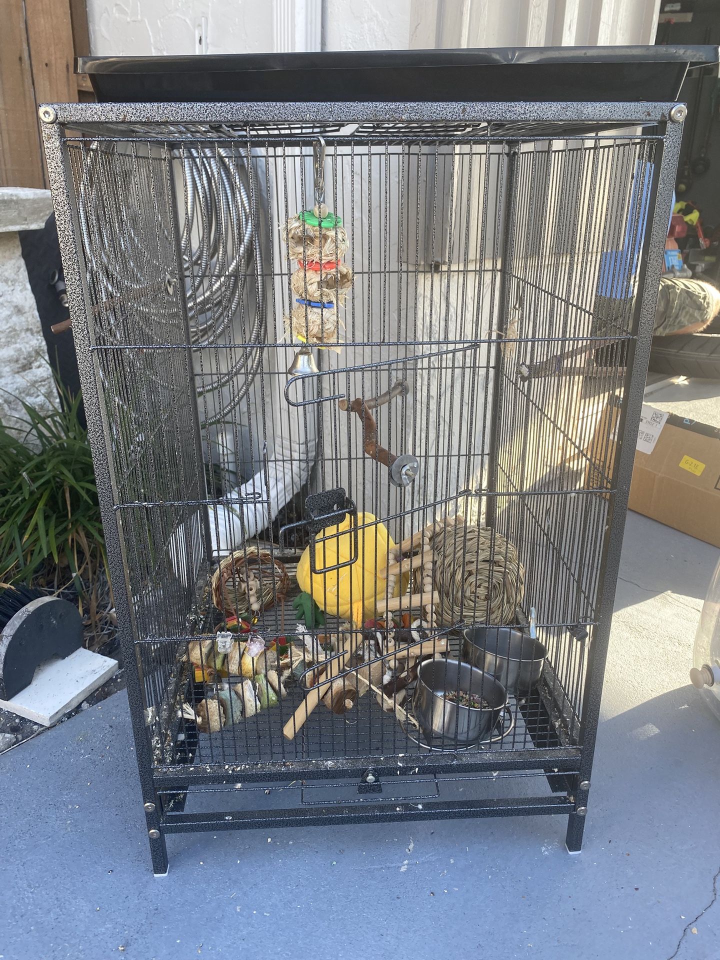 Bird Cage WITH ALL TOYS