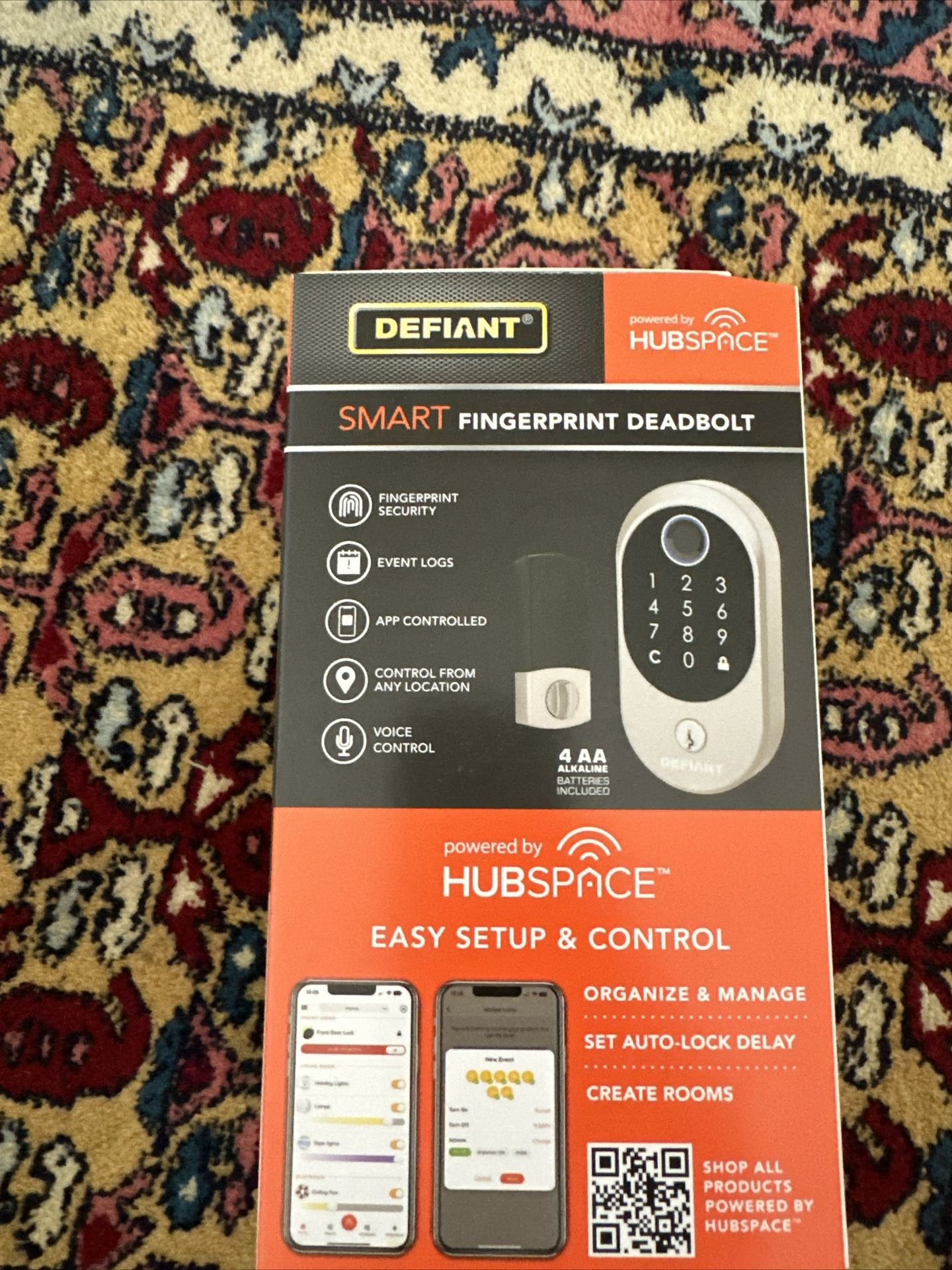 defiant smart fingerprint deadbolt lock