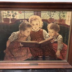 Vintage Frame Paintings Photograph, The Fairy Tale By Walter Ford