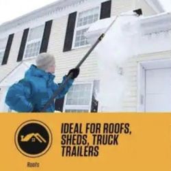 Ames True Temper 1634500 Poly Plastic Roof Snow Rake.