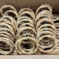 153 Three Inch Bamboo Curtain Rings