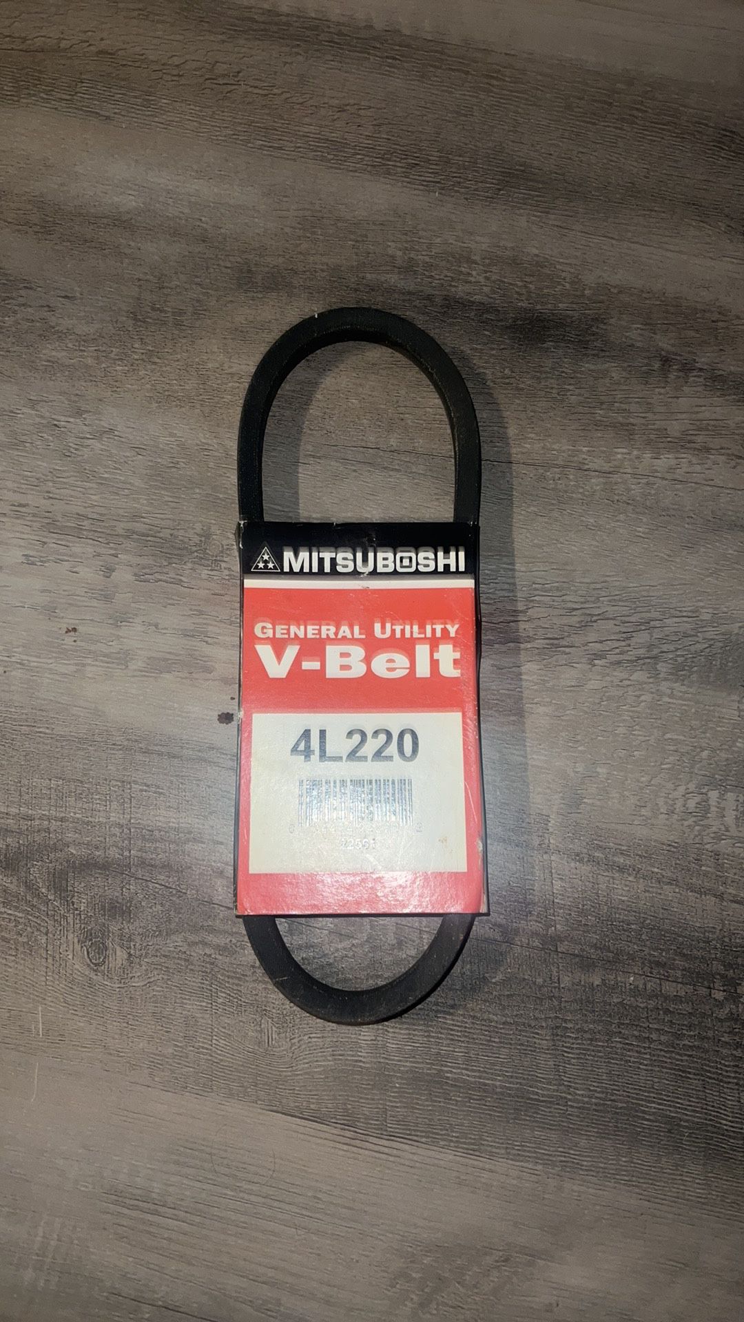 Mitsuboshi FHP 4L220 General Utility V-Belt 0.5 in. W x 22 in. L For Fractional Horsepower Motors