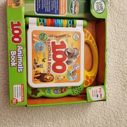 100 Animals Book Learning Toy New