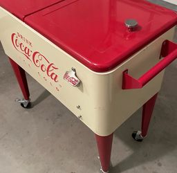 Coca-Cola Rolling Chest Cooler