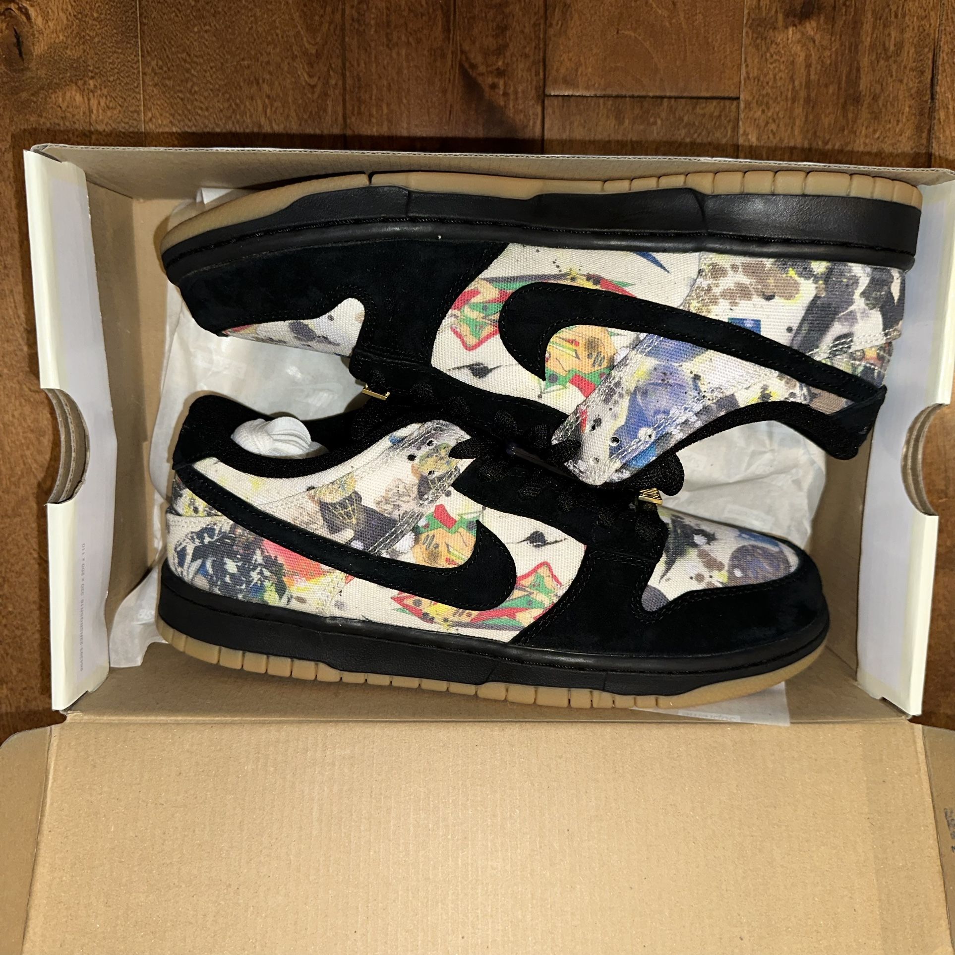 *BRAND NEW!* Nike x Supreme SB Dunk Low Rammellzee | Size 9M