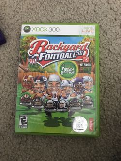 Xbox 360 game Backyard football 10