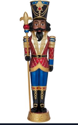 NUTCRACKER ACKER WITH MUSIC & 42 LED LIGHTS 8FT