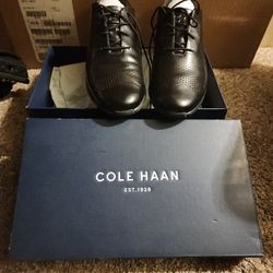 Cole Haan 2.0grand Lsr Wing Ox 8.5 Black Leather