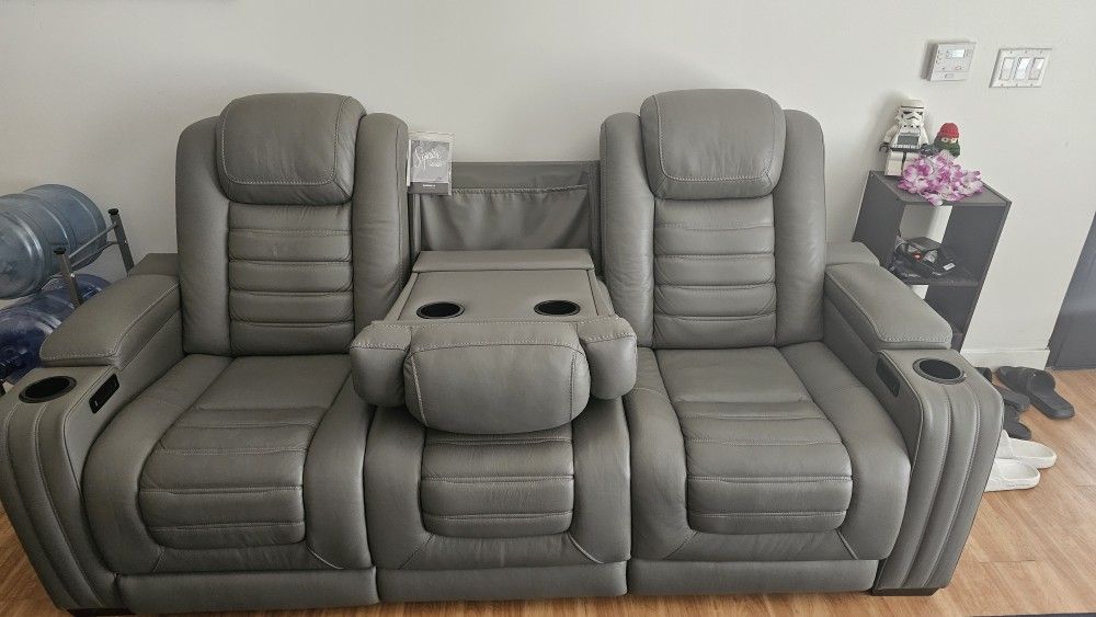 Reclining Sofa With Massage And Heat