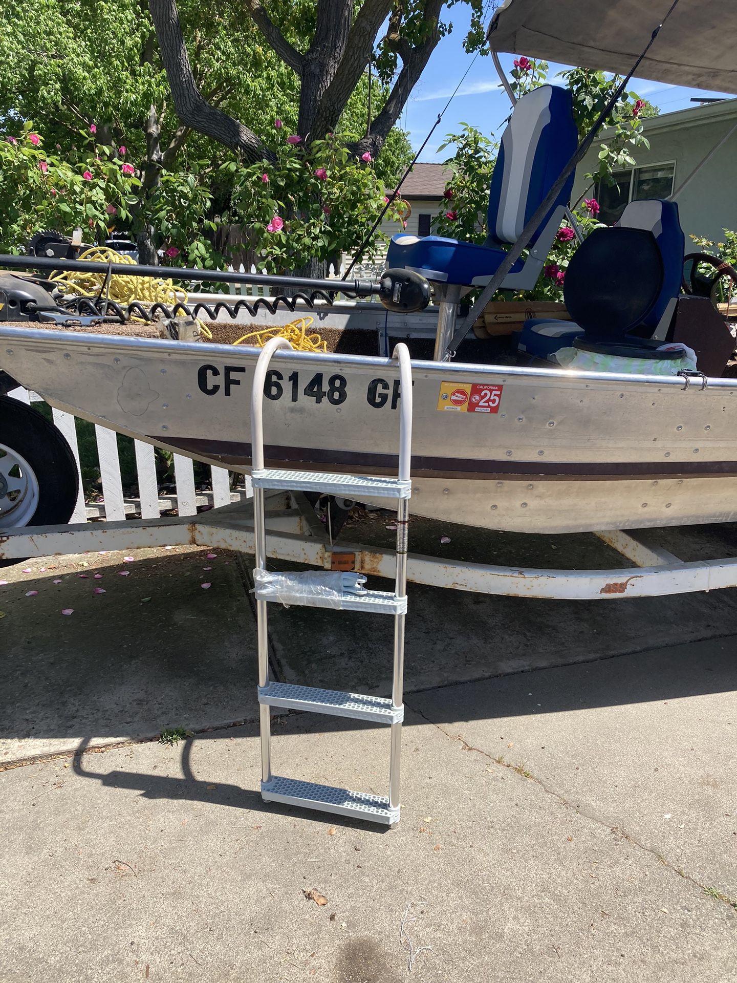 1978 Bass Tracker Fishing Boat.