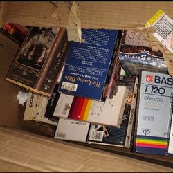 Large Box Of VHS Tapes Collectors Putting Titanic Others 30 Bucks For All