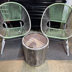 3 Piece Outdoor Patio Furniture Set