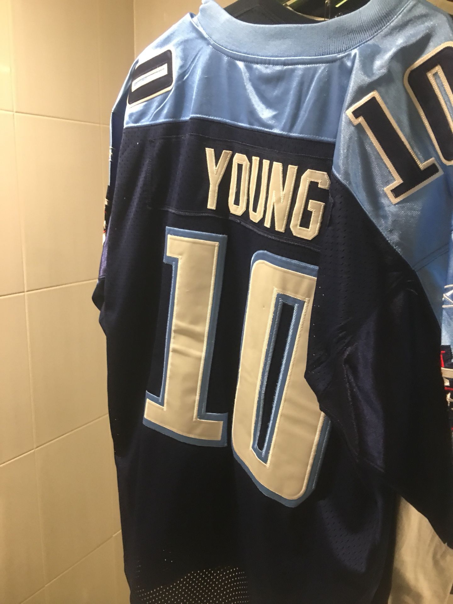XL Vince Young Tennessee Titans rookie Jersey