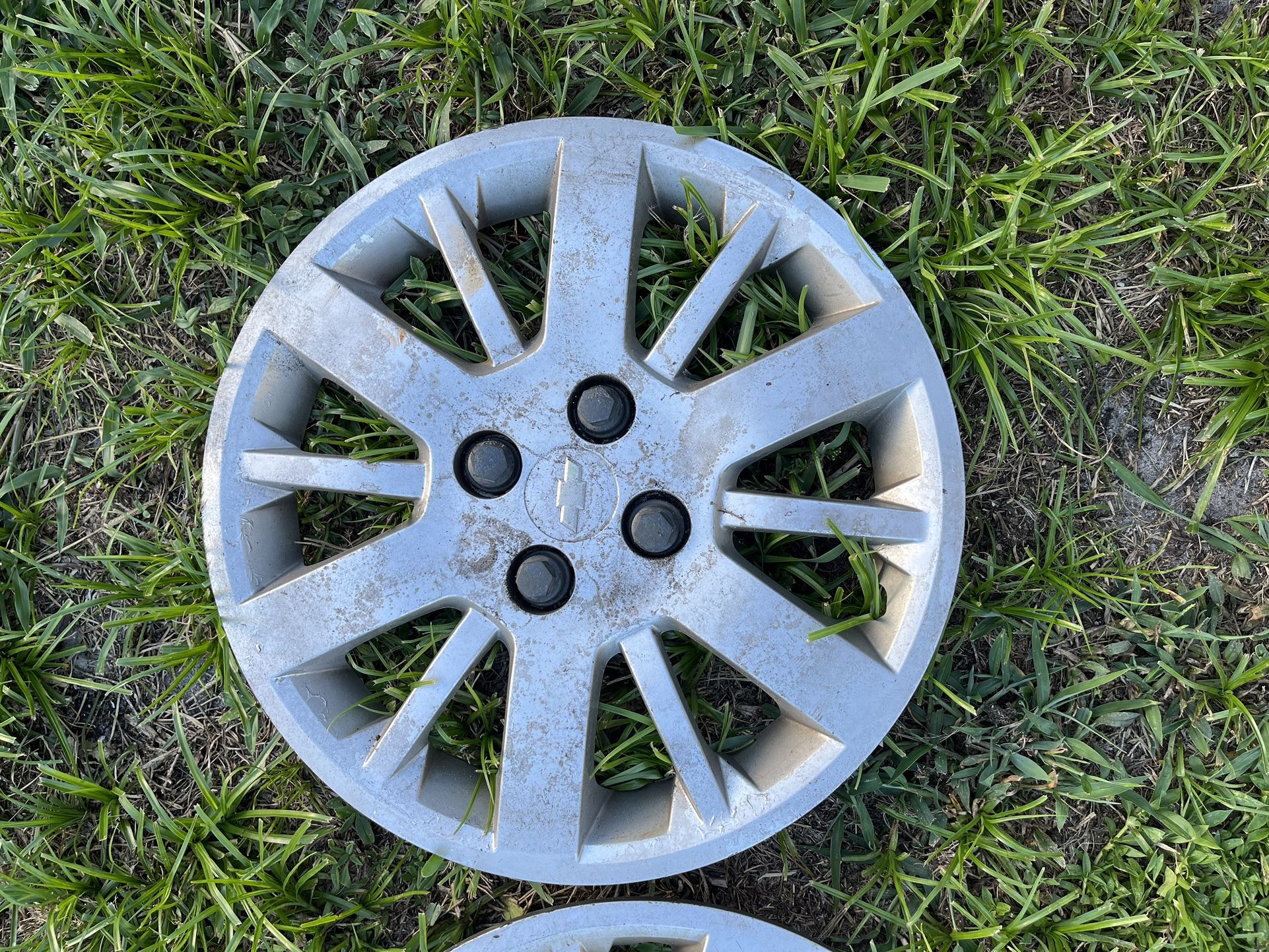 Set Of 4 Chevy Hubcaps
