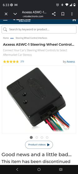 Axxess ASWC-1 Stereo Adapter