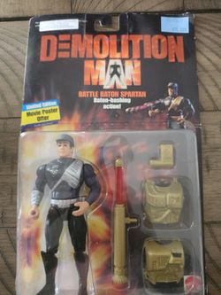 Demolition Man Battle Baton Sparton 1993 Mattel