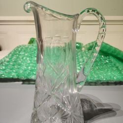 Antique Crystal Pitcher