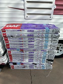 24 Bundles GAF Timberline HDZ Shingles in Costal Slate