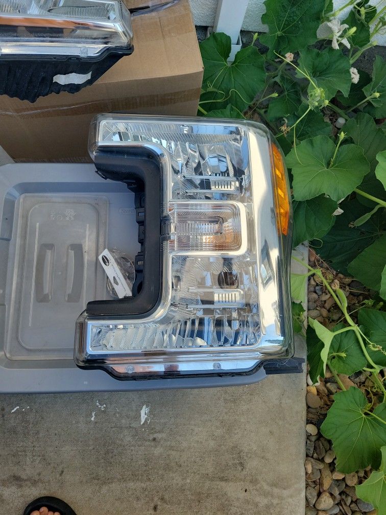 2017 Front Headlights For Ford 250 Super Duty