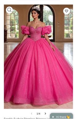 XV años or sweet 16 ball gown