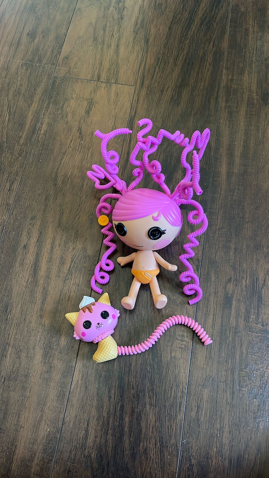 Rare To Find 2012 Trinket Sparkles Lalaloopsy Silly Hair With HairAnd Scoops Waffle Cone Pet AllGood Condition 