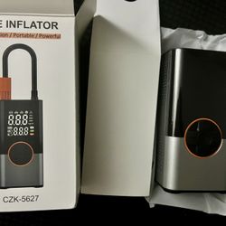 Tire Inflator Portable Air Compressor, 2X Faster with 25000mAh Battery, 150PSI Cordless Air Pump for Car, Motorcycle, Bicycle and More  Brand new