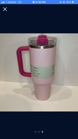 Stanley Stainless Steel H2.0 Flowstate Quencher Tumbler Flamingo