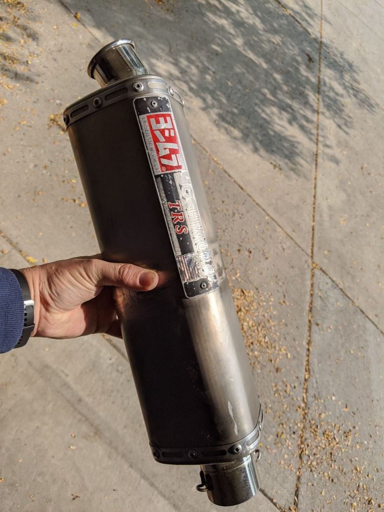 Yoshimura tri-oval slip-on exhaust