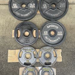 Olympic Weight Plates 150 lbs