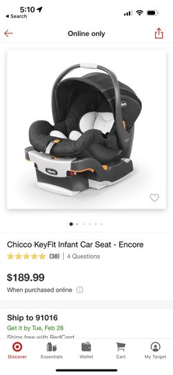 Baby Infant Car Seat, Stroller & Base