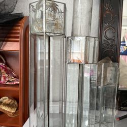Glass Candle/Crystal Holders