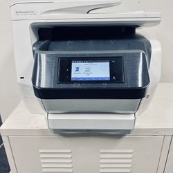 HP OfficeJet Pro 8740 All-in-One Wireless Printer With additional paper tray.