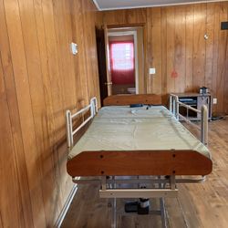 Adjustable  Twin Bed With 2  Mattresses