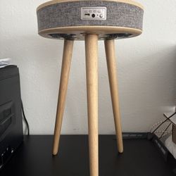 Brookstone Smart End Table with Bluetooth Speaker 🔊 